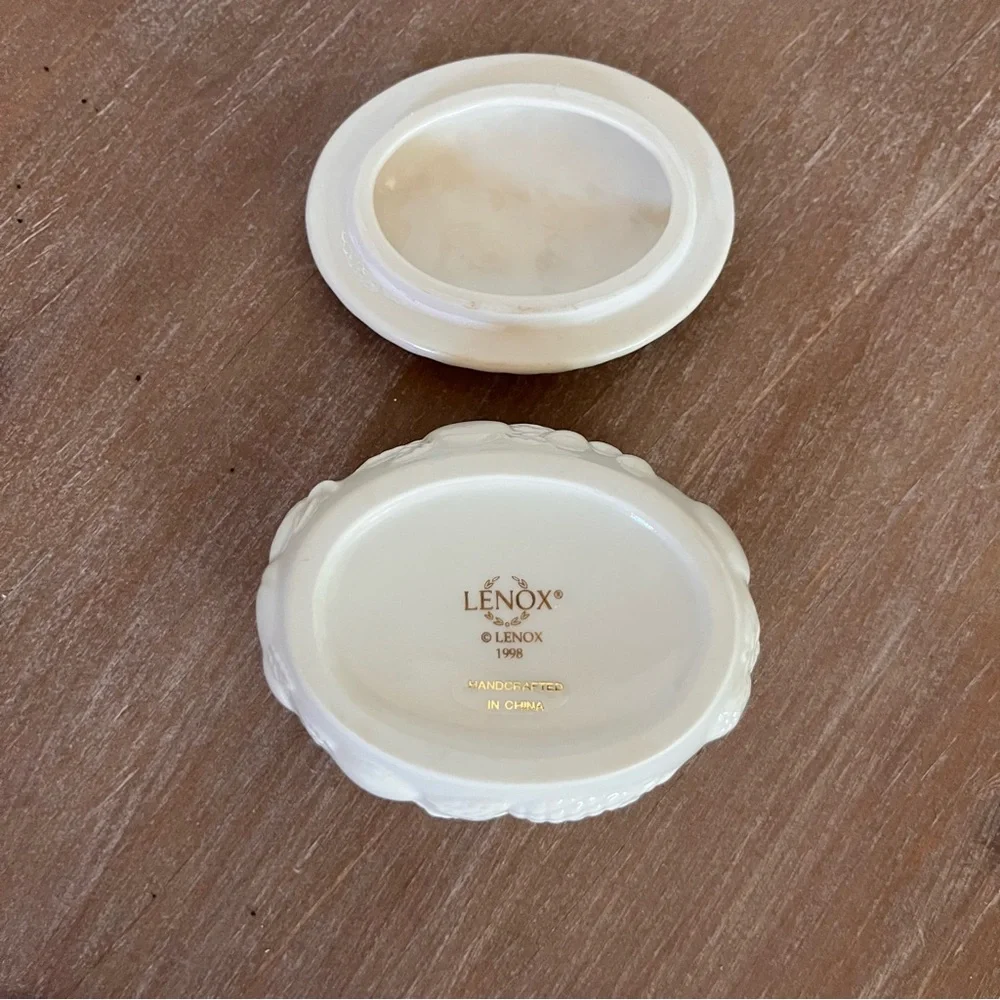 Lenox Fruit Of Life Ceramic Trinket Box